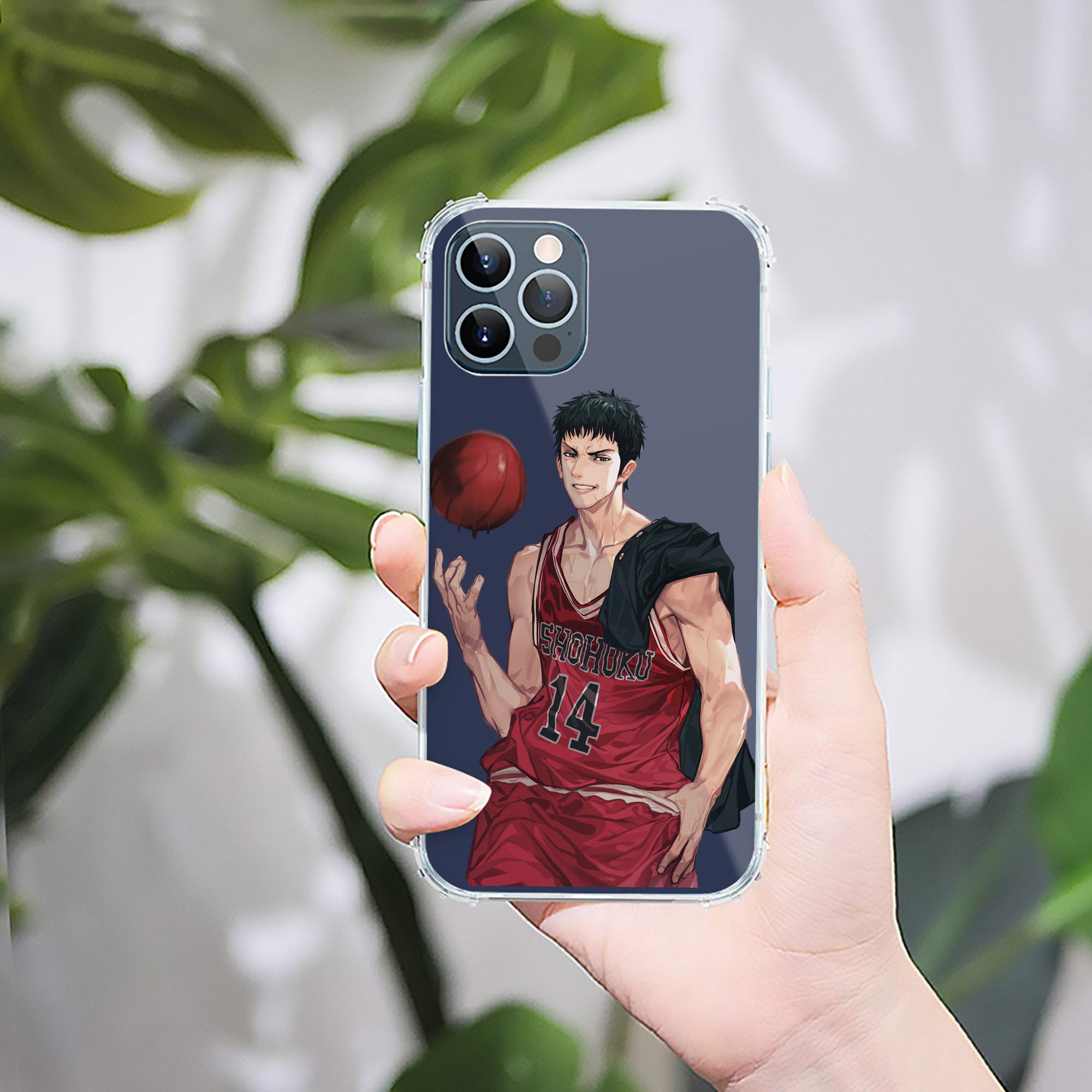 （画像用） SLAM DUNK／スラムダンク 【iPhone 12シリーズ対応】透明スマホケース（クリアソフトケース）
